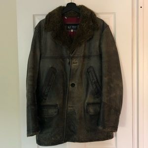 Leather Armani Jacket